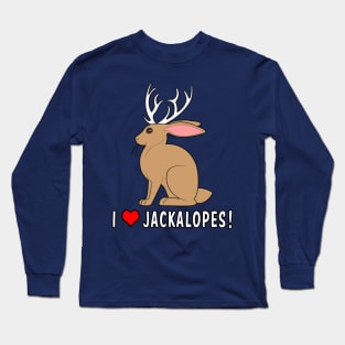 I Love Jackalopes! Long Sleeve T-Shirt